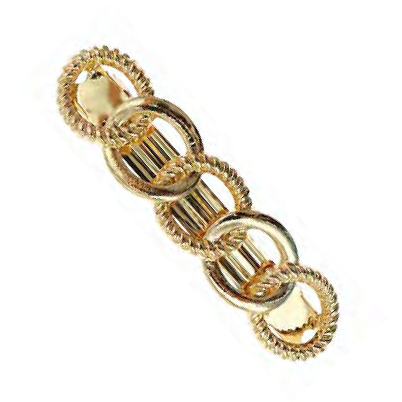 Titania Hair Barrette Clip, Metal (Chain)