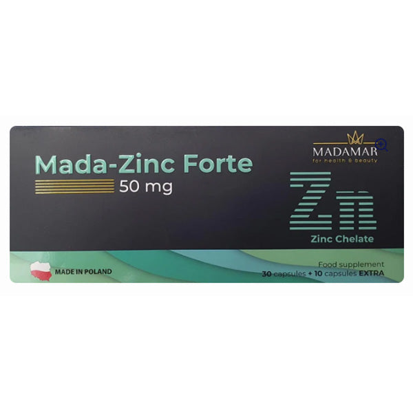 Madamar Mada Zinc Forte 50 mg Capsules 40's