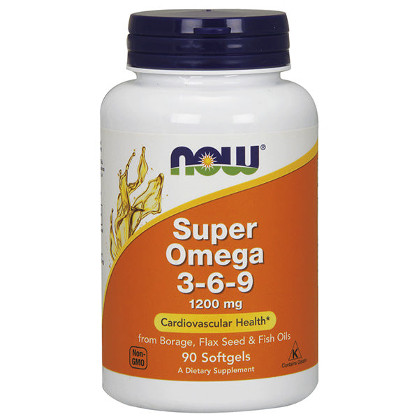 NOW Super Omega 3-6-9 1200 mg Softgels 90's
