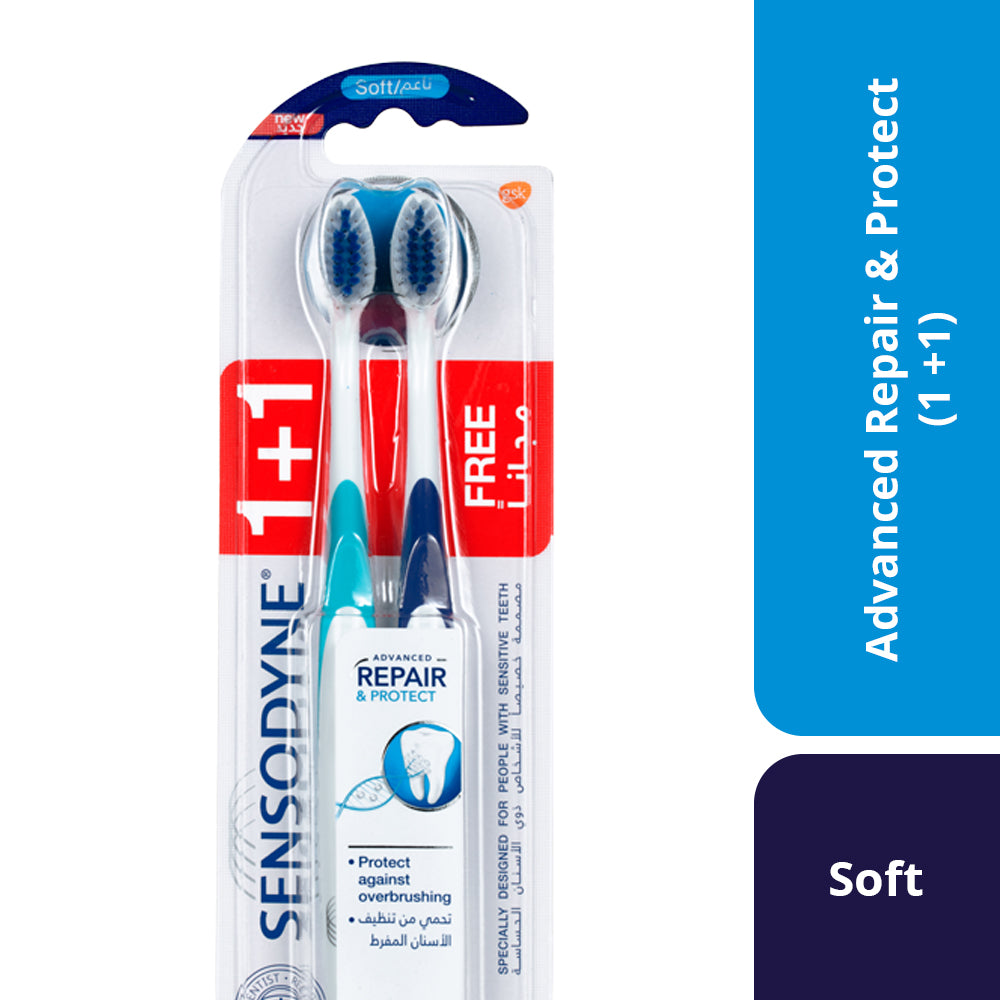 Sensodyne Advanced Repair & Protect Soft Toothbrush 1+1