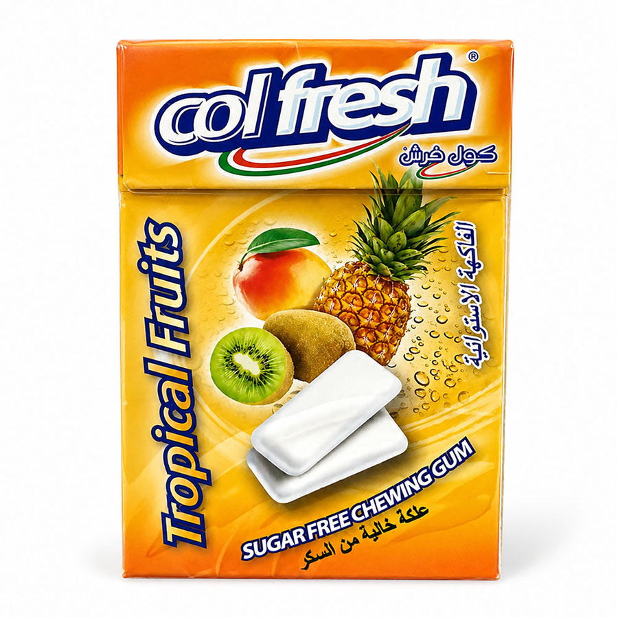 Colfresh Tropical Fruits Sugar-Free Chewing Gum 21 g