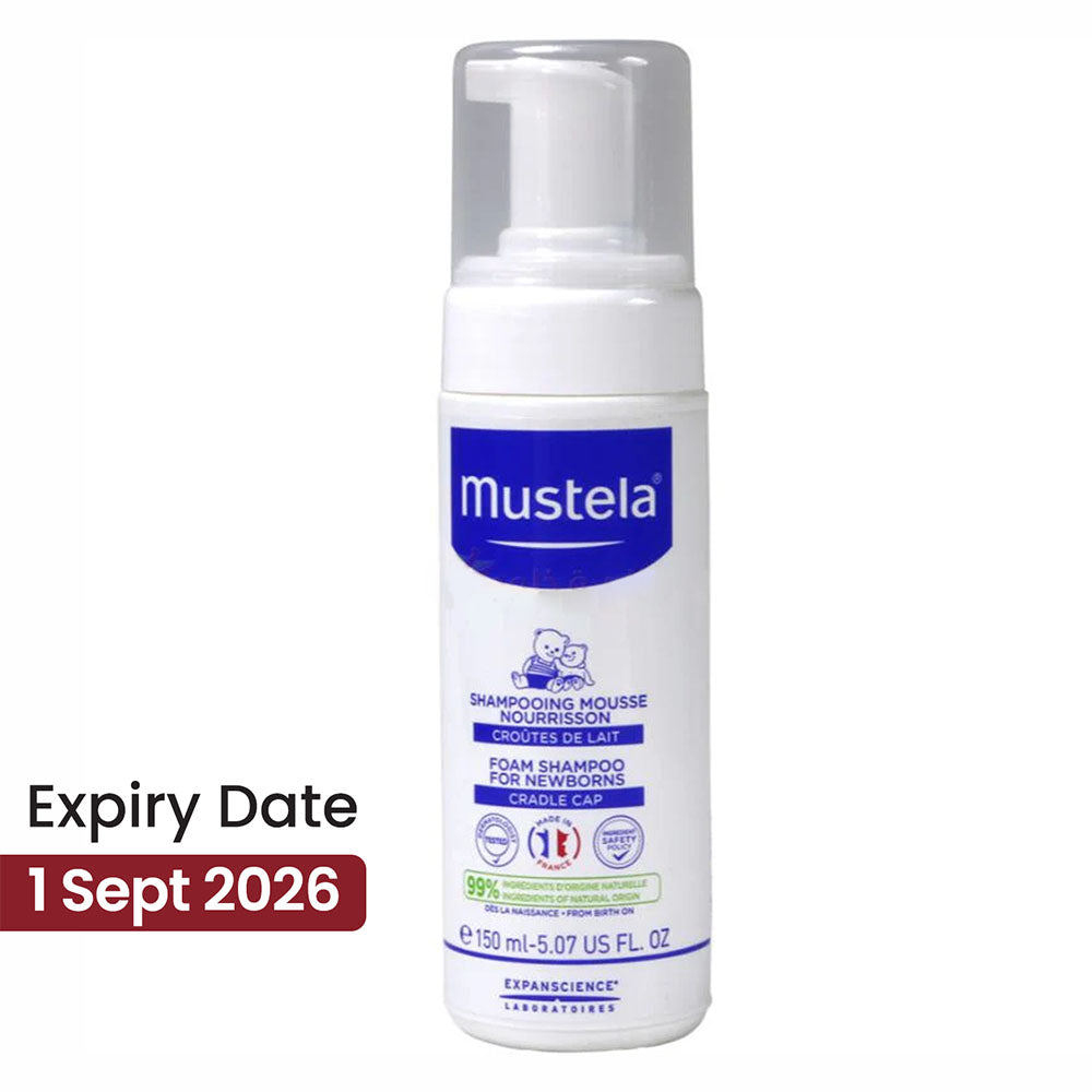 Mustela Foam Shampoo for Newborns 150ml**