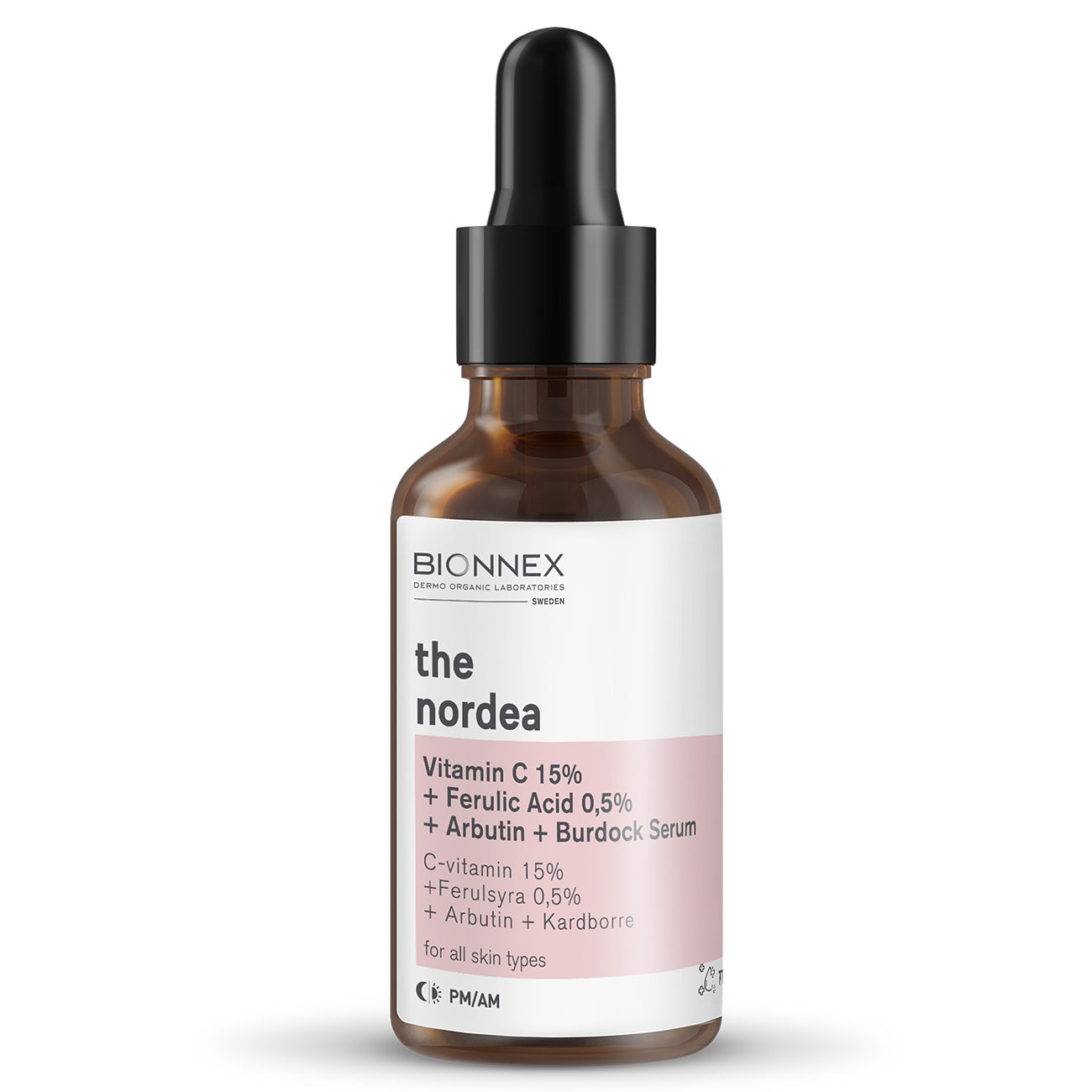 Bionnex The Nordea Vitamin C 15% + Ferulic Acid 0.5% + Arbutin + Burdock Serum 30 mL