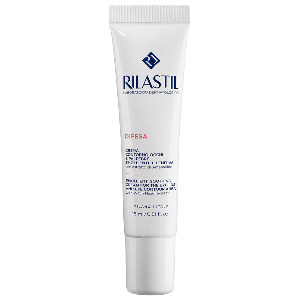 Rilastil Difesa Emollient Soothing Cream for Eyelids and Eye Contour Area 15 mL