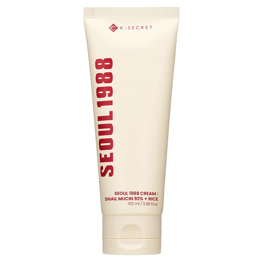 K-Secret Seoul 1988 Cream: Snail Mucin 93% + Rice 100 mL Tube