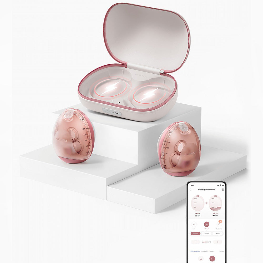 Momcozy Air 1 Ultra-Slim Hands-Free Double Breast Pump