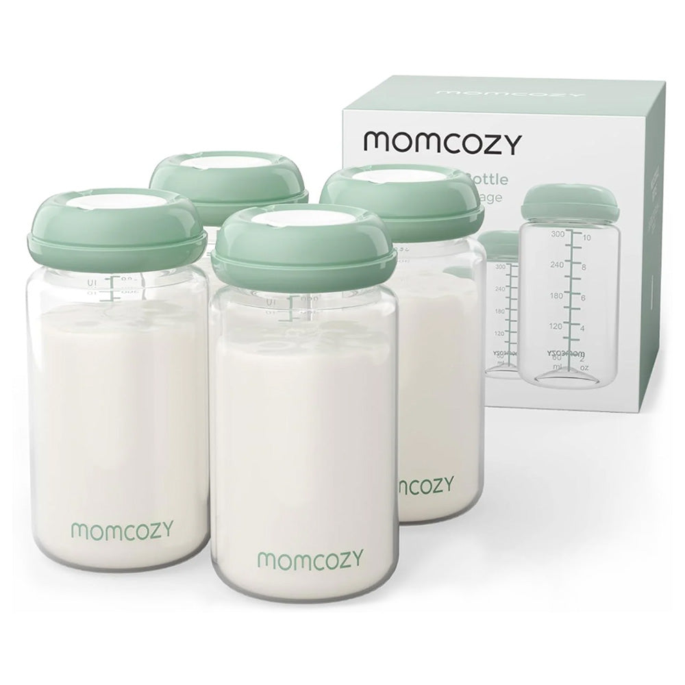 Momcozy Natural Baby Bottle BPA-Free Breast Milk Collection Storage Bottles 4 S
