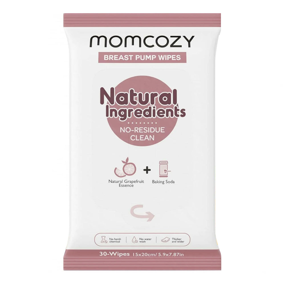Momcozy Natural Breast Pump Wipes 30 S