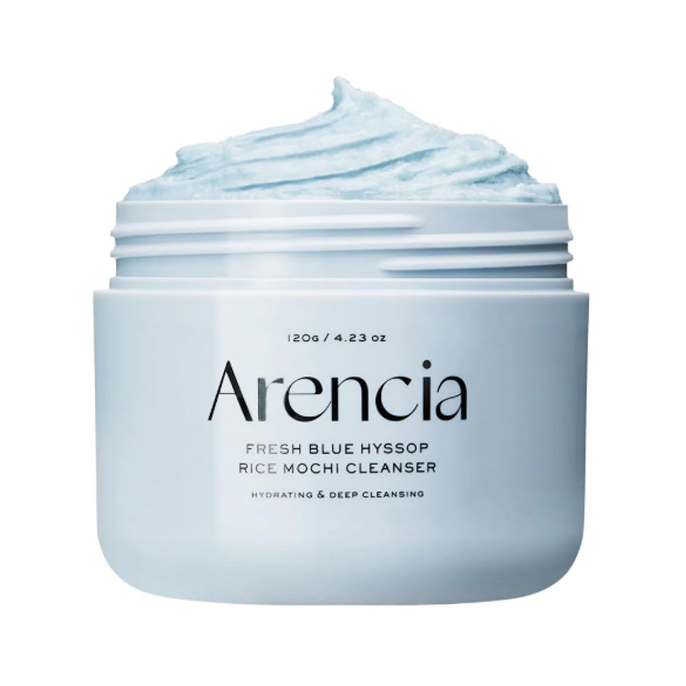Arencia Fresh Blue Hyssop Rice Mochi Cleanser 120 g