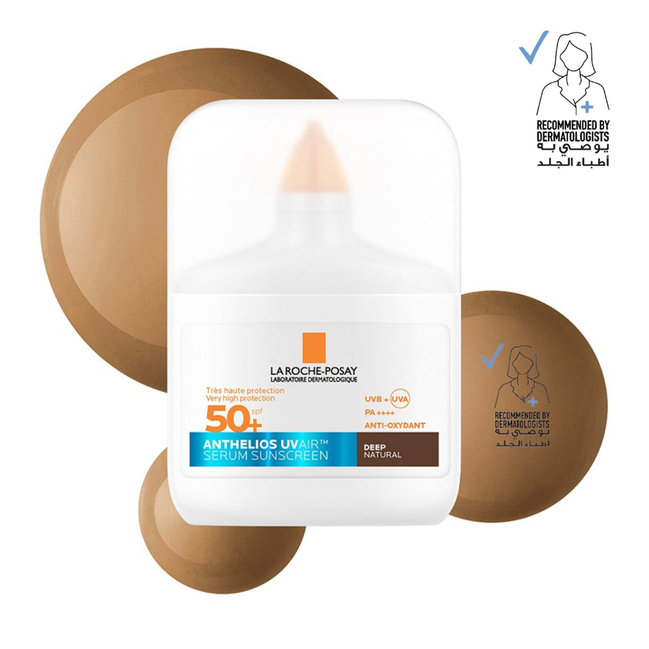 La Roche-Posay Anthelios UV Air Serum Sunscreen Deep Natural 50 mL
