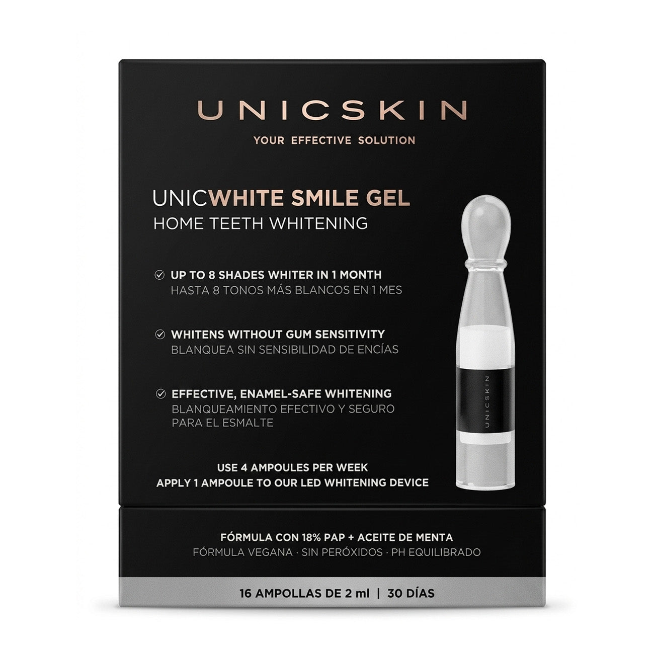 UniCWhite Smile Gel Ampoules 2 mL × 16