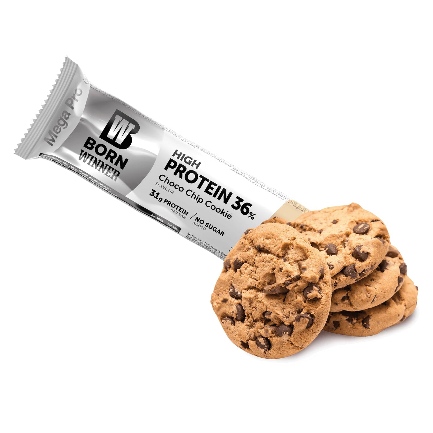 Bw Mega Pro protein Bar Choco Chips Cookies 85Gm
