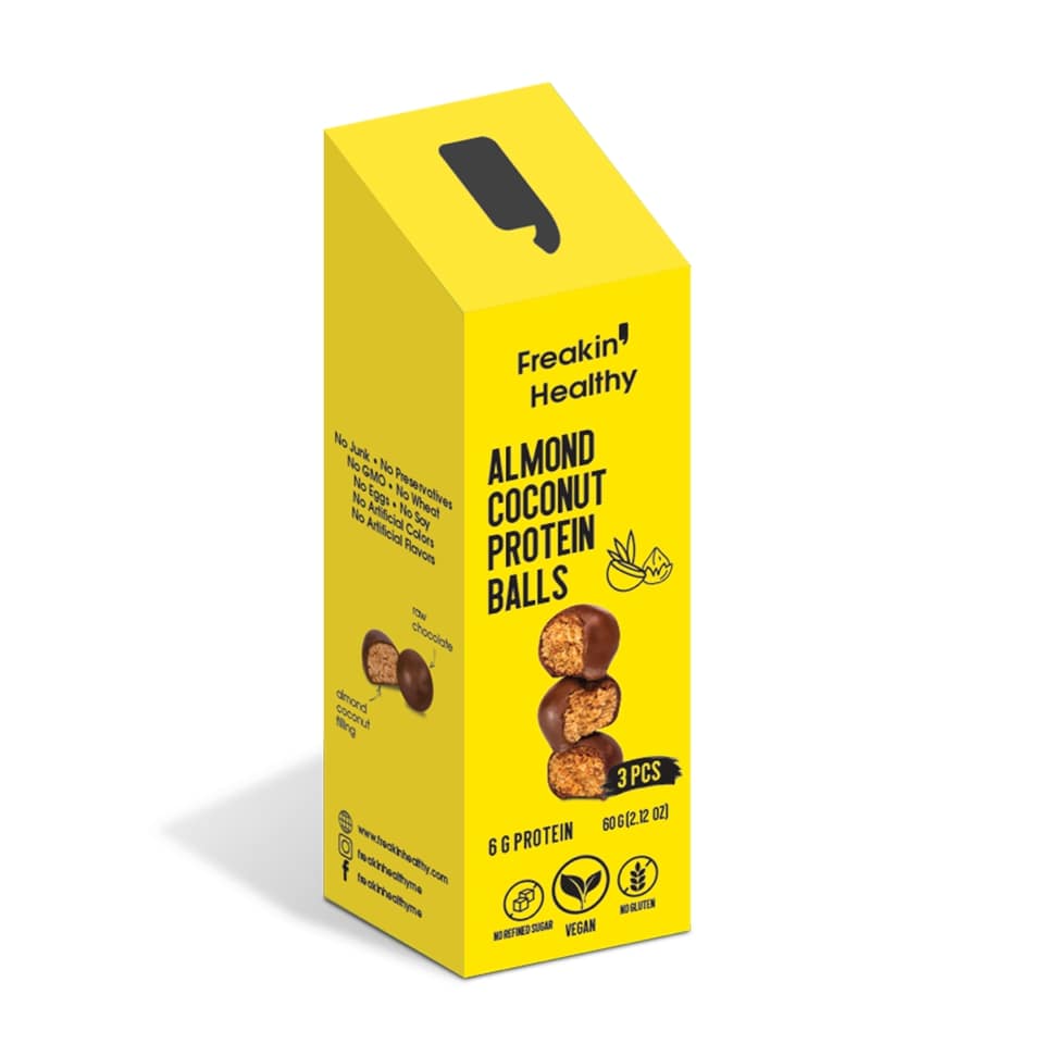 Freakin Healthy - Protein Balls Almond Coconut 60G