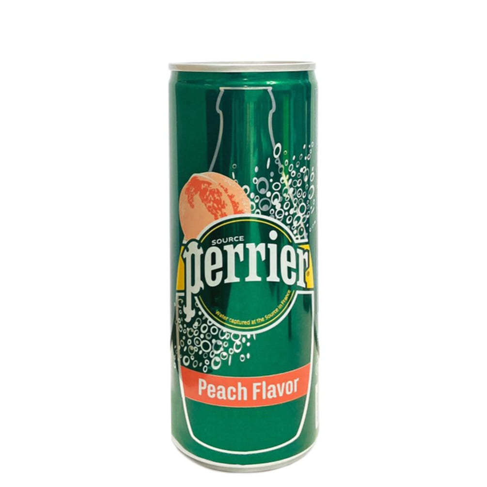 Perrier Slim Cans Peach 250ml