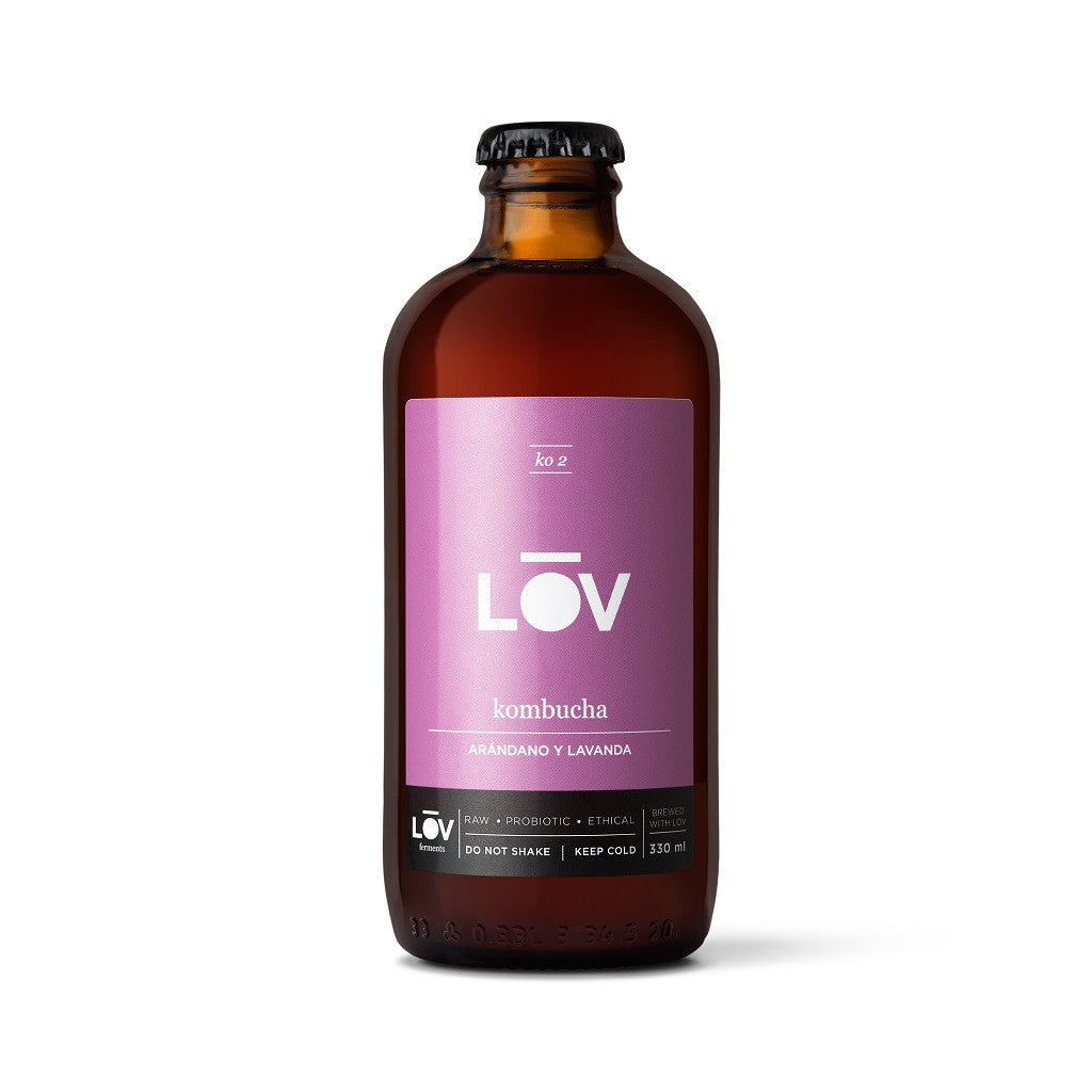 Lov Kombucha - Blueberry & Lavender 330Ml