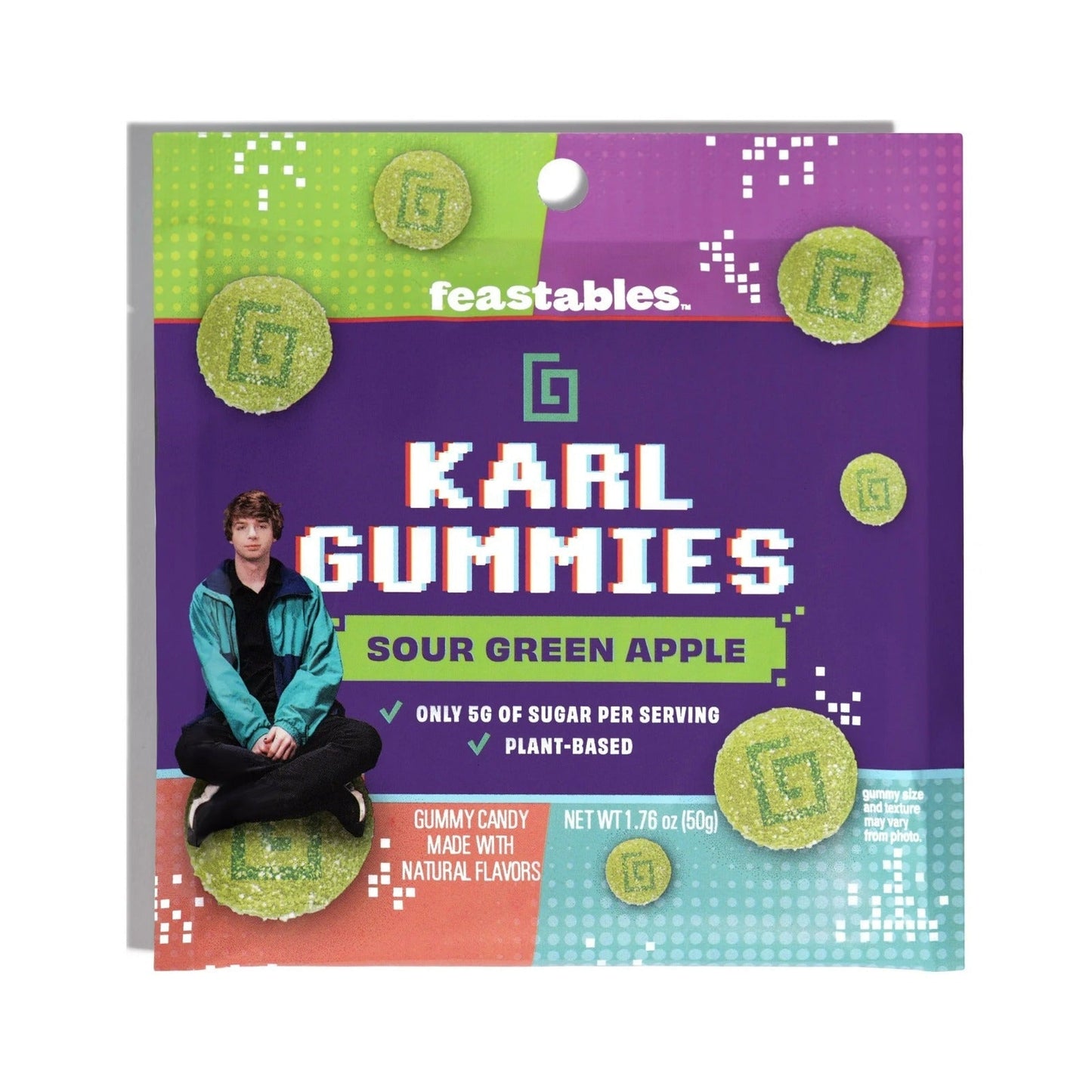 Mr. Beast Karl’s Gummies Green Apple 50G