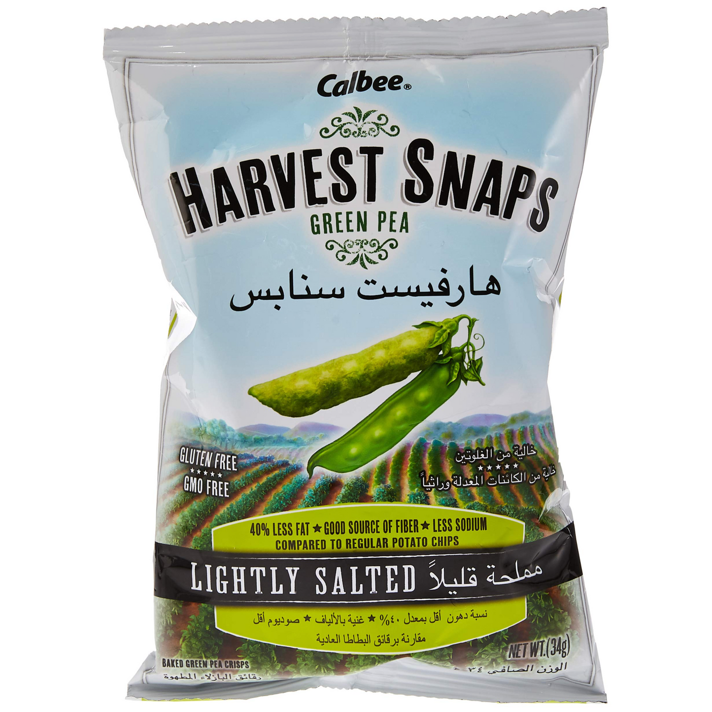 Harvest Snap Lightly Salted 34 Gm