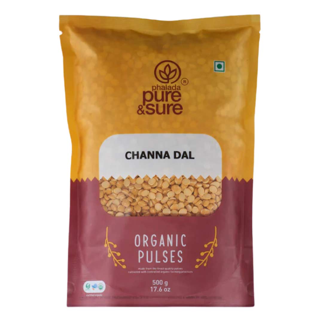 Pure and Sure Organic Chana Dal-500Gms