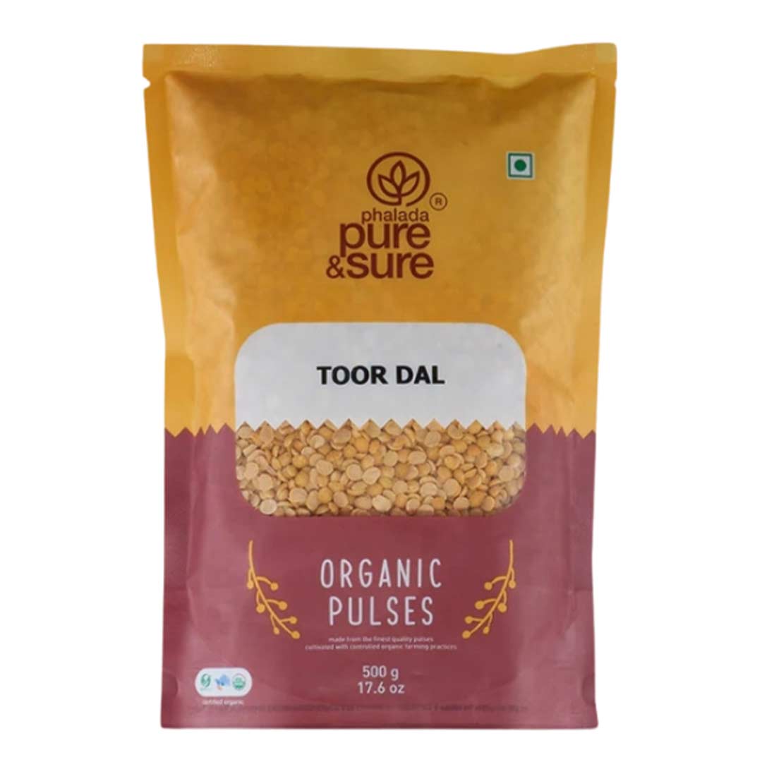 Pure and Sure Organic Toor Dal-500Gms