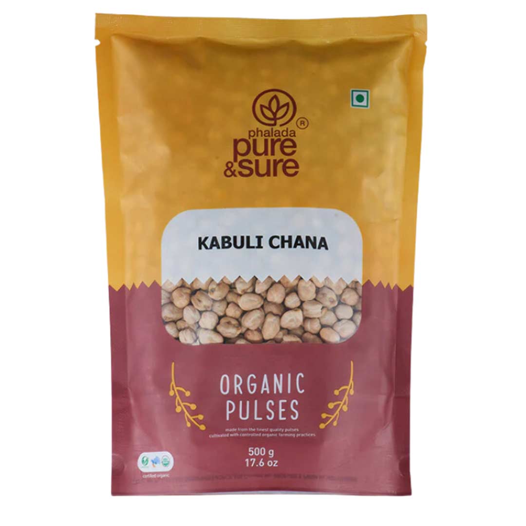 Pure and Sure Organic Kabuli Chana-500Gms