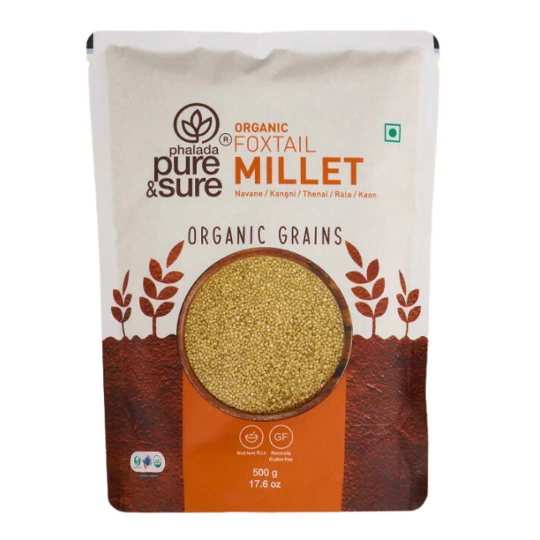 Pure and Sure Organic Foxtail Millet-500Gms