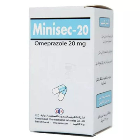 MINISEC 20MG CAPSULES 28'S