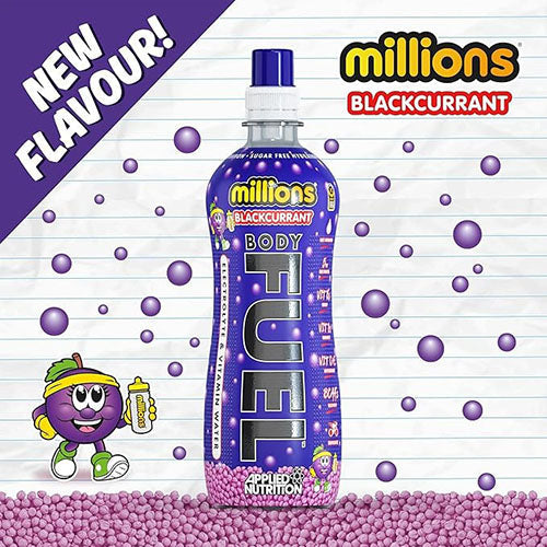 Applied Nutrition Body Fuel Electrolyte Water Millions Blackcurrant 500Ml