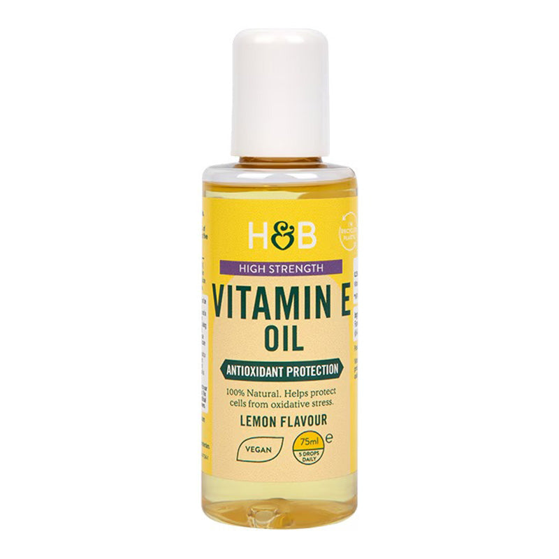 H&B High Strength Vitamin E Oil Lemon Flavour 75ml