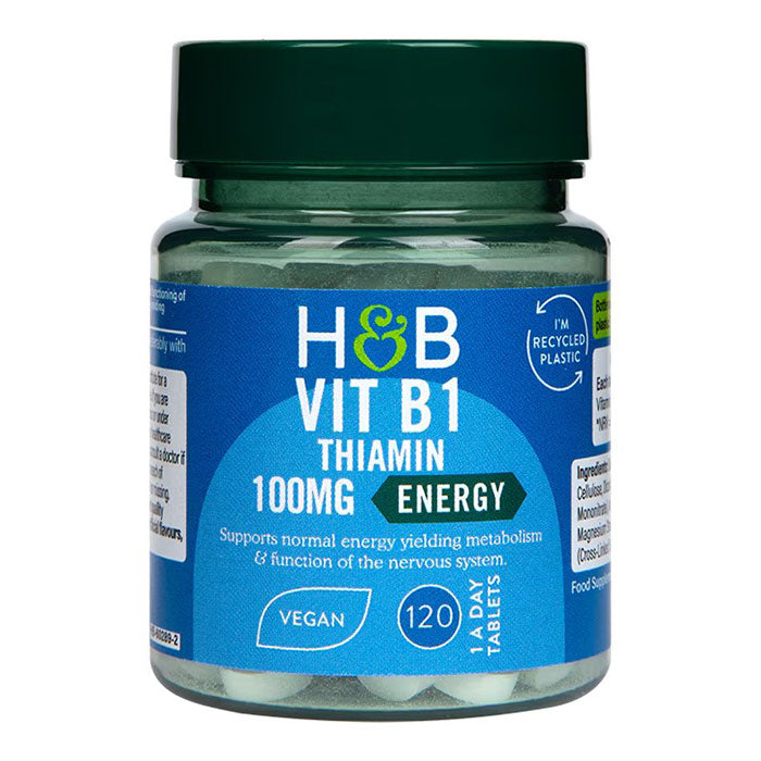 H&B Vitamin B1+Thiamine 100mg 120 Tablets