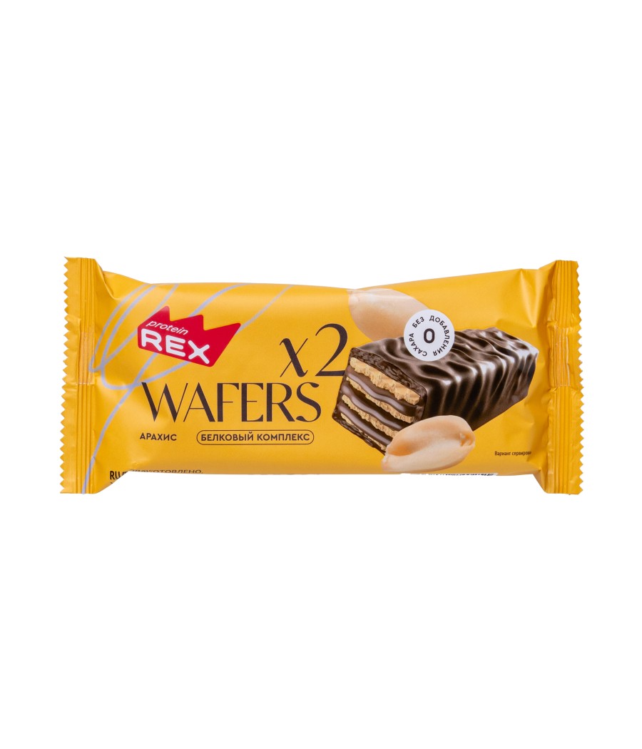 Rex Protein Wafers Glazed Wafers*2 "Peanut" 50 G