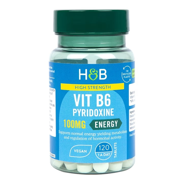 H&B High Strength Vitamin B6 + Pyridoxine 120 Tablets