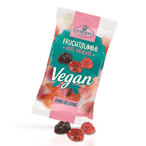 J.Leuhders Vegan Soft Candy Red Berries 45 G