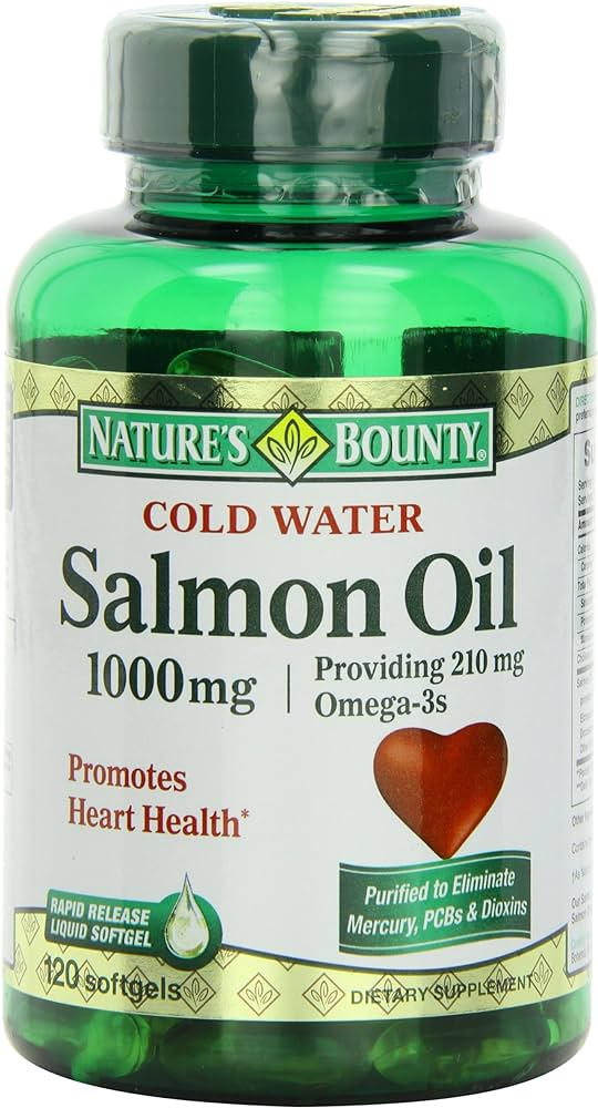 Natures Bounty Cold Water Salmon Oil 1000mg 120's