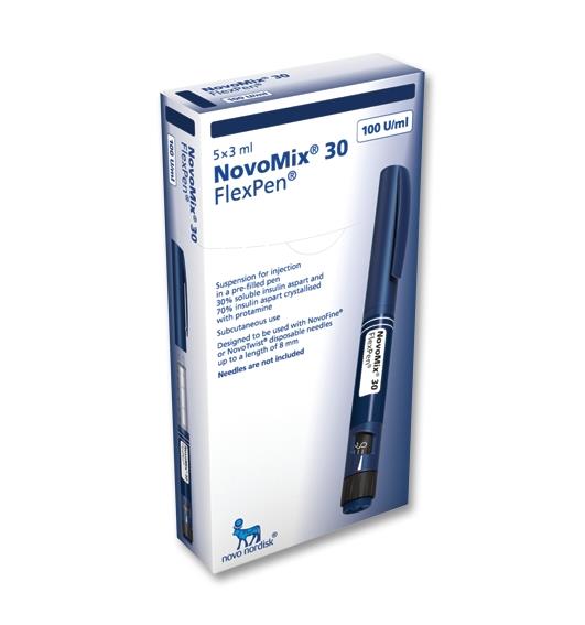 Insulin Novomix 30 Flexpen 100Iu 5X3ml