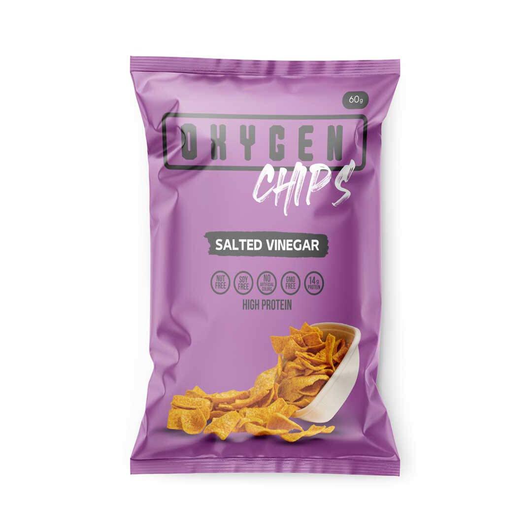 Oxygen Protein Chips Salted Vinegar 60G