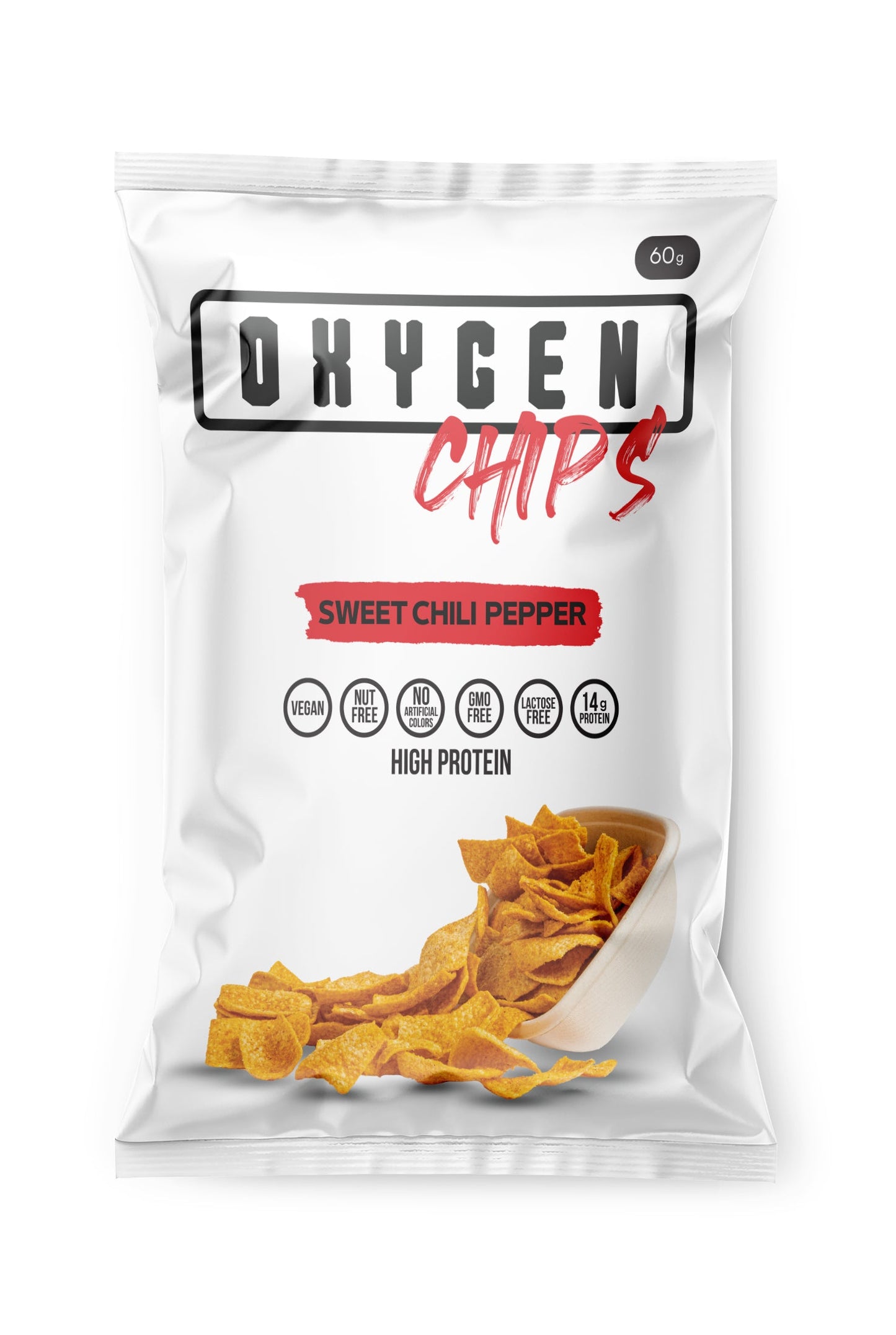 Oxygen Protein Chips Sweet Chili Pepper 60G