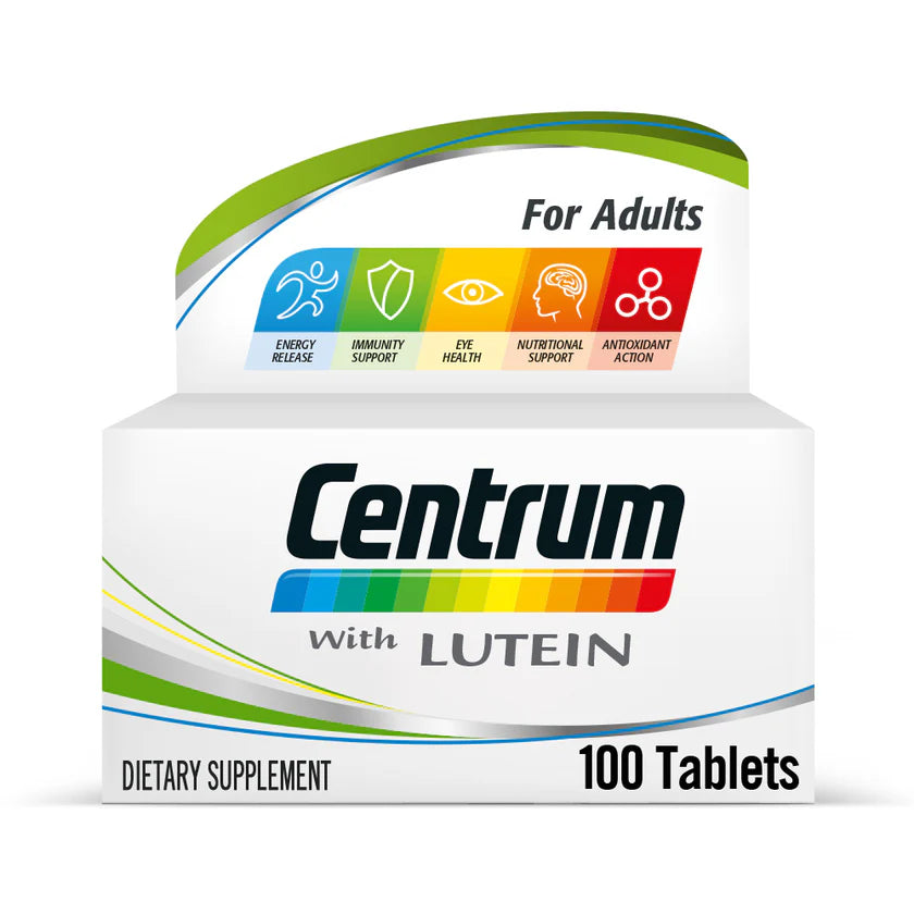Centrum With Lutein Tablet 100 Tab