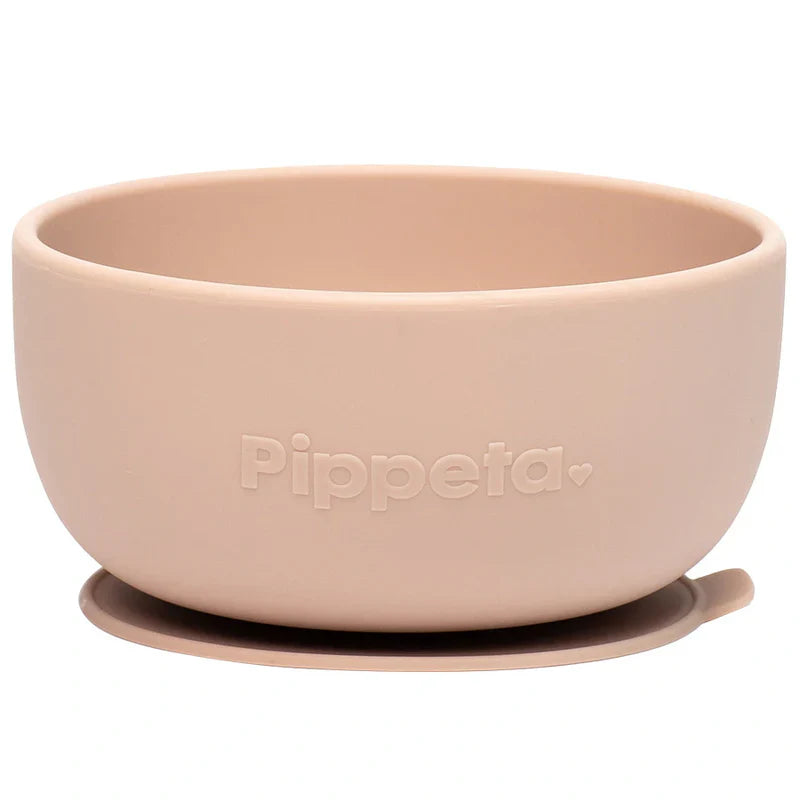 Pippeta Silicone Suction Bowl - Ash Rose
