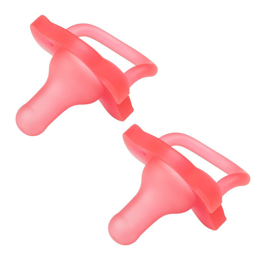 Dr.Browns Happypaci One-Piece Silicone Pacifier (0M+, Pink, 2-Pack)