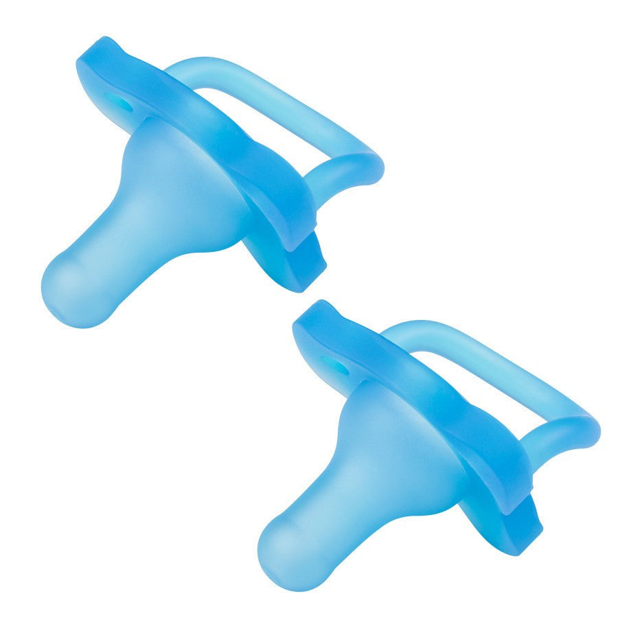 Dr.Browns Happypaci One-Piece Silicone Pacifier (0M+, Blue, 2-Pack)
