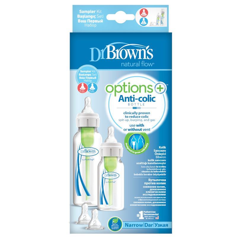 Dr. Browns PP Options+ Narrow Sampler Kit-plastic