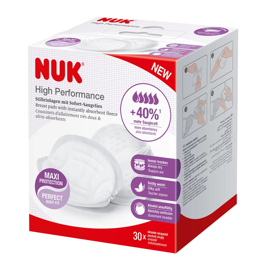 Nuk High Performance Breast Pads 30/Box