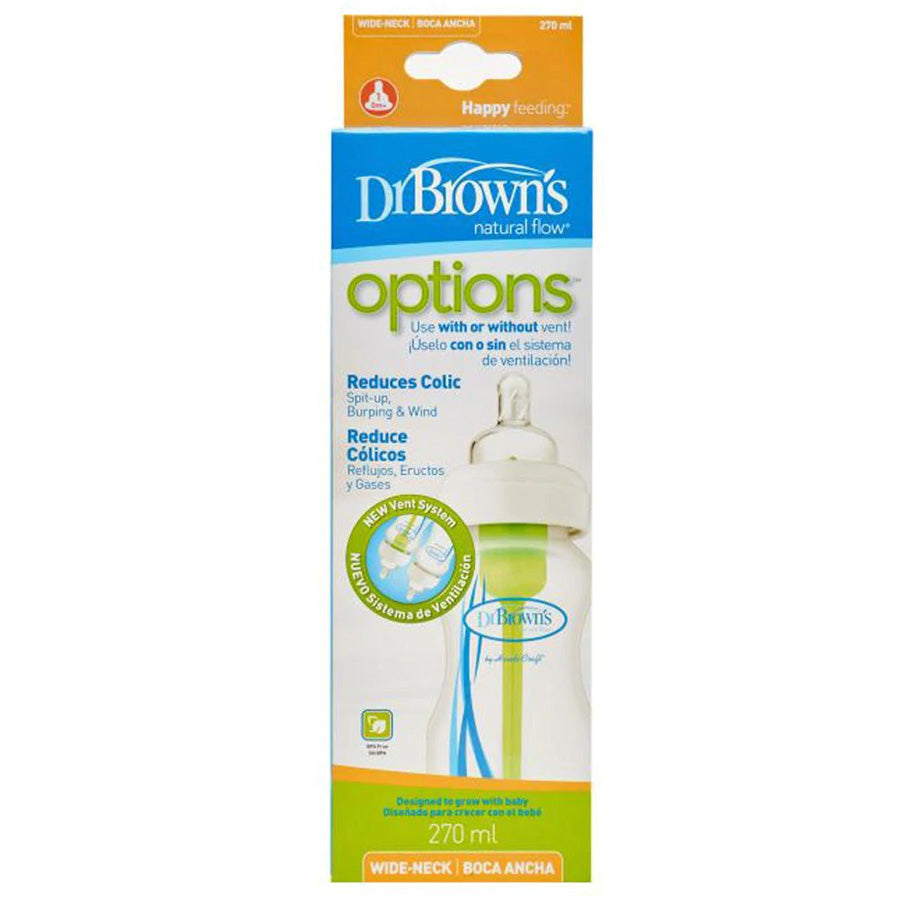 Dr. Browns 9Oz / 270 Ml Options Wide-Neck, 1 Pack-plastic