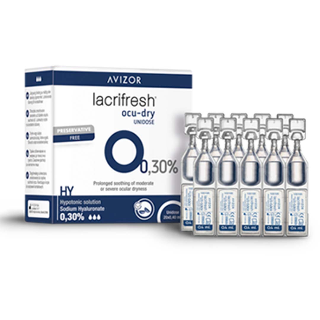 Avizor Lacrifresh Ocu Dry 0.30% Unidose Eye Drops 20x0.4ml
