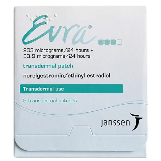 Evra Transdermal Patches 3's.