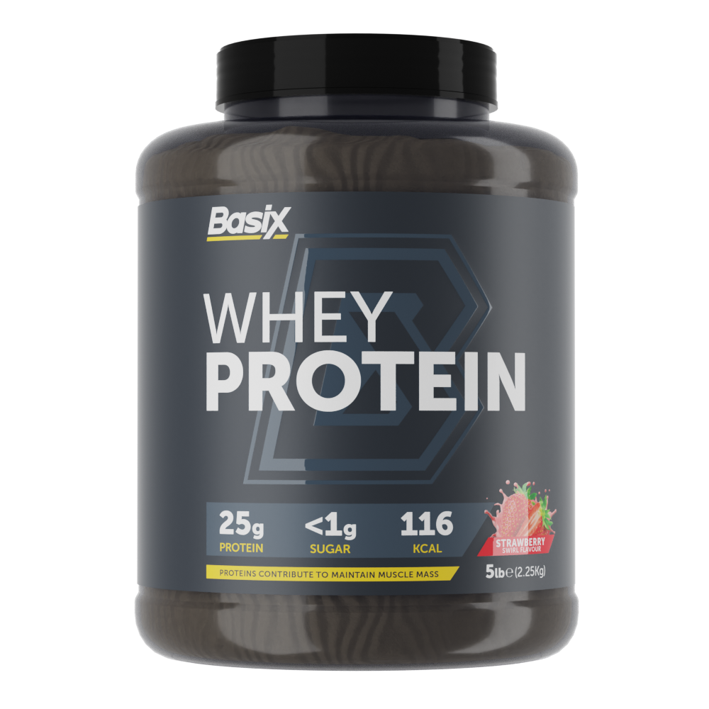 Basix Whey protein Strawberry 5 Lb