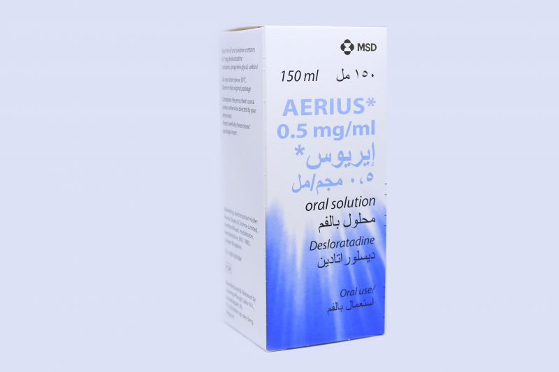 AERIUS 0.5MG/ML ORAL SOLUTION 150ML