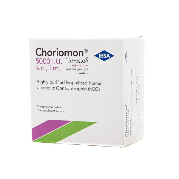 CHORIOMON 5000 IU INJECTION 3 PIECES