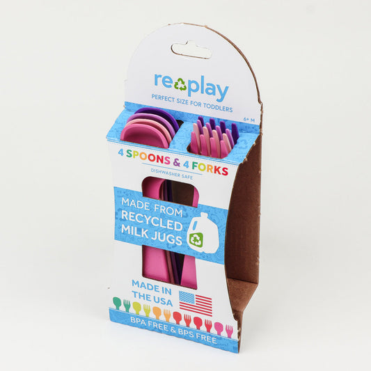 Re-Play - Packaged Utensils (Spoons And Forks) - Princess - Pack Of 8