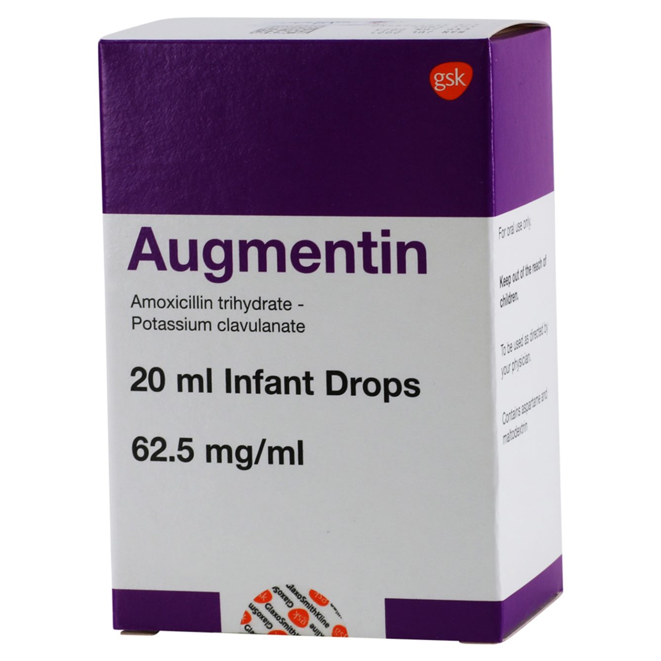 Buy Augmentin Oral Drops 62.5 Mg 20 ML Online - Kulud Pharmacy